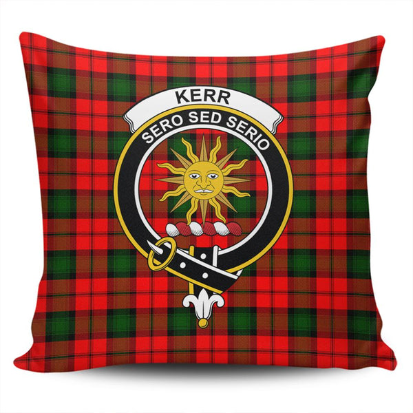 Kerr Modern Tartan Classic Crest Pillow Cover