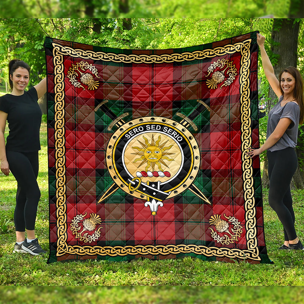 Kerr Modern Clan Badge Tartan Premium Quilt Celtic Shield