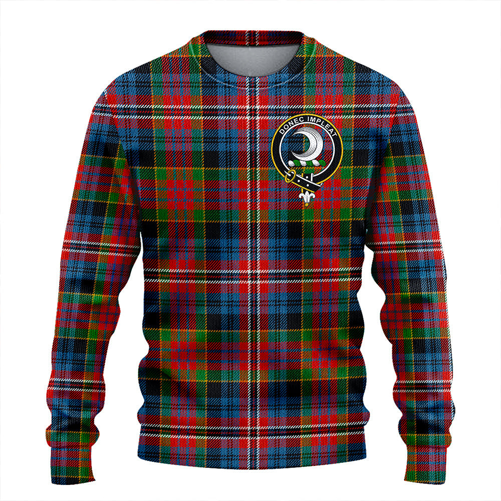 Kidd Ancient Clan Badge Tartan Knitted Sweater