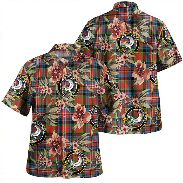 Kidd Ancient Clan Badge Tartan Aloha Hawaiian Shirt Tropical Old Style