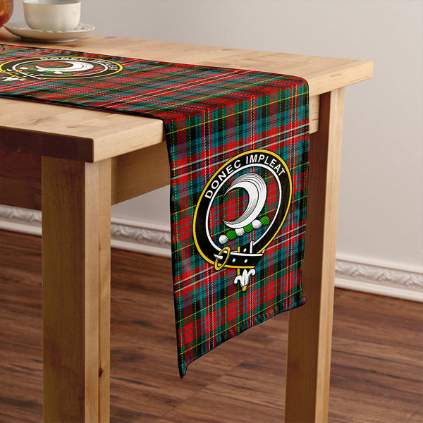 Kidd Modern Clan Badge Tartan Table Runner