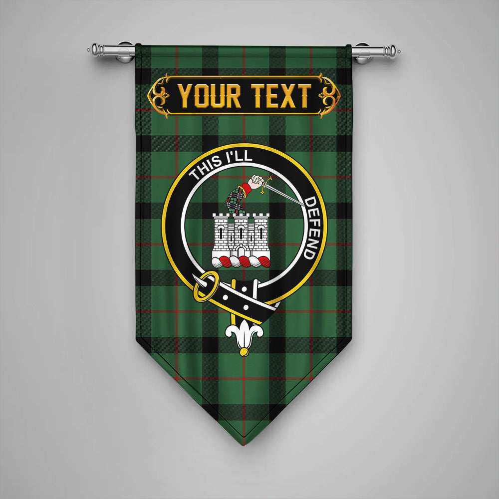 Kincaid Ancient Clan Badge Tartan Gonfalon Personalize