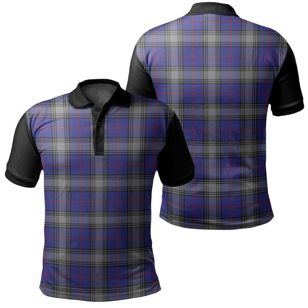 Kinnaird Tartan Classic Polo Shirt Black Neck 1 Style