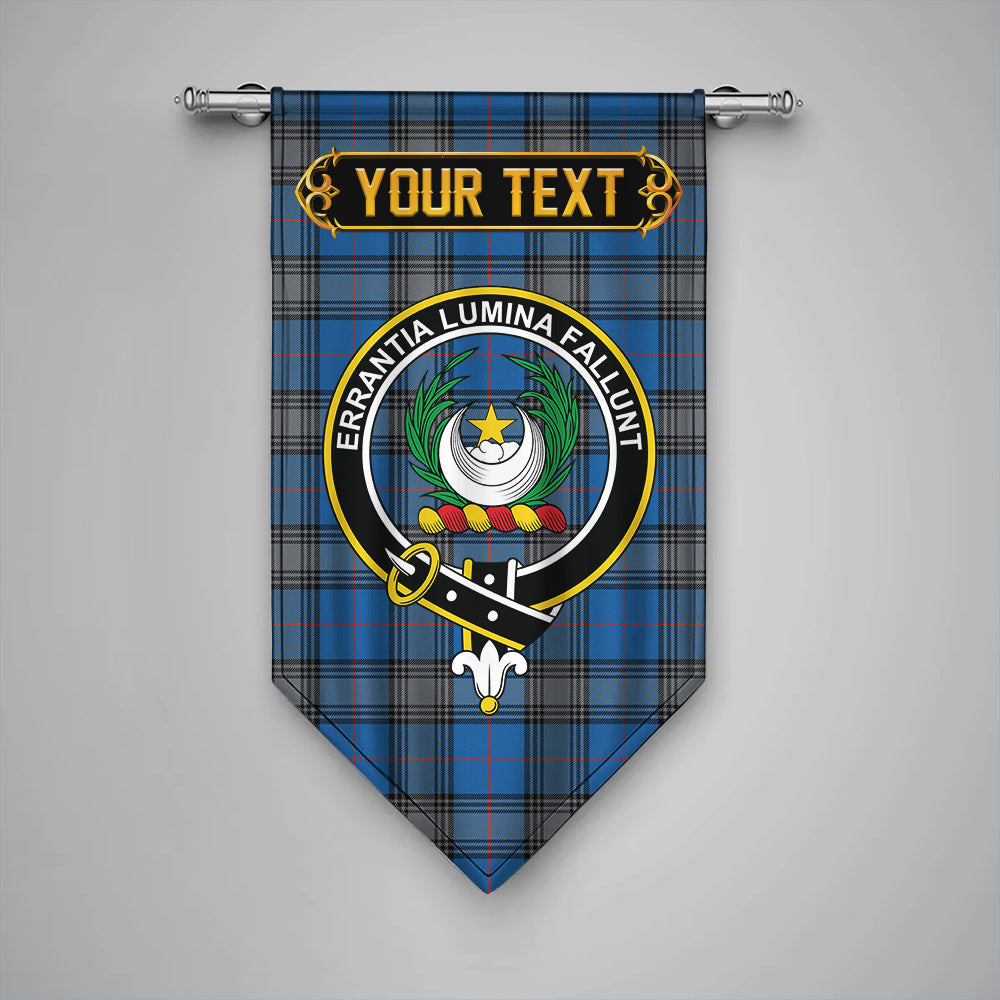 Kinnaird Ancient Clan Badge Tartan Gonfalon Personalize