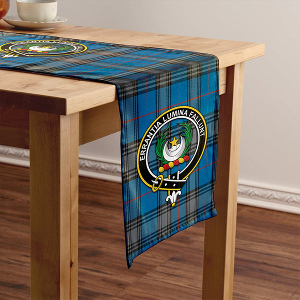 Kinnaird Ancient Clan Badge Tartan Table Runner