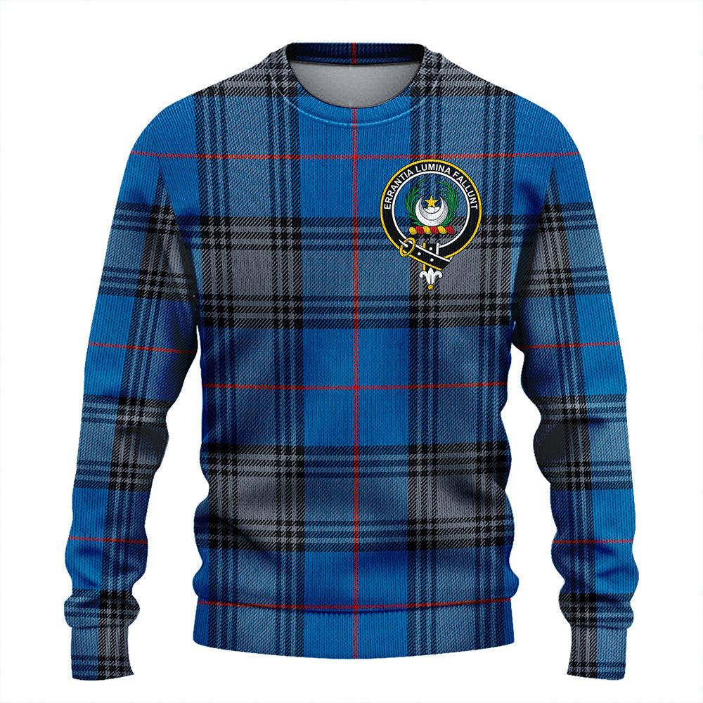 Kinnaird Ancient Clan Badge Tartan Knitted Sweater