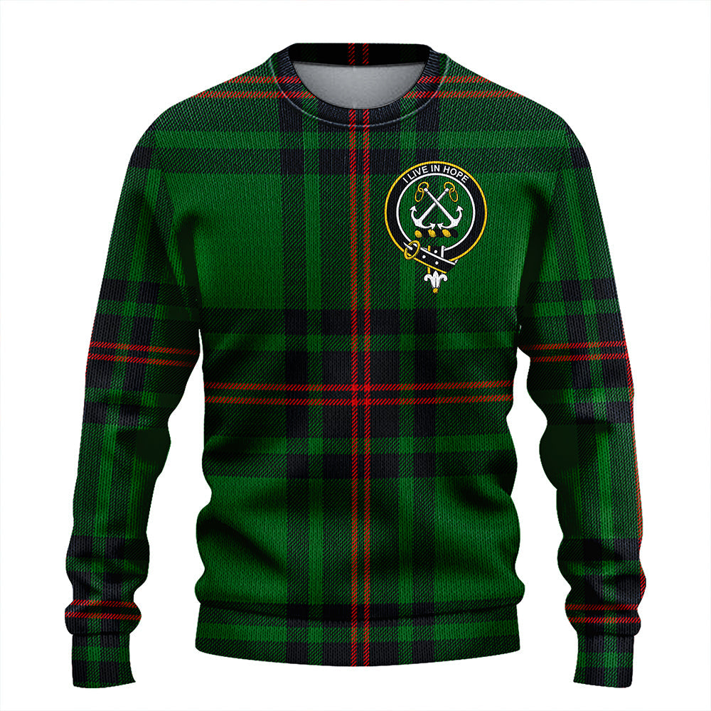 Kinnear Clan Badge Tartan Knitted Sweater