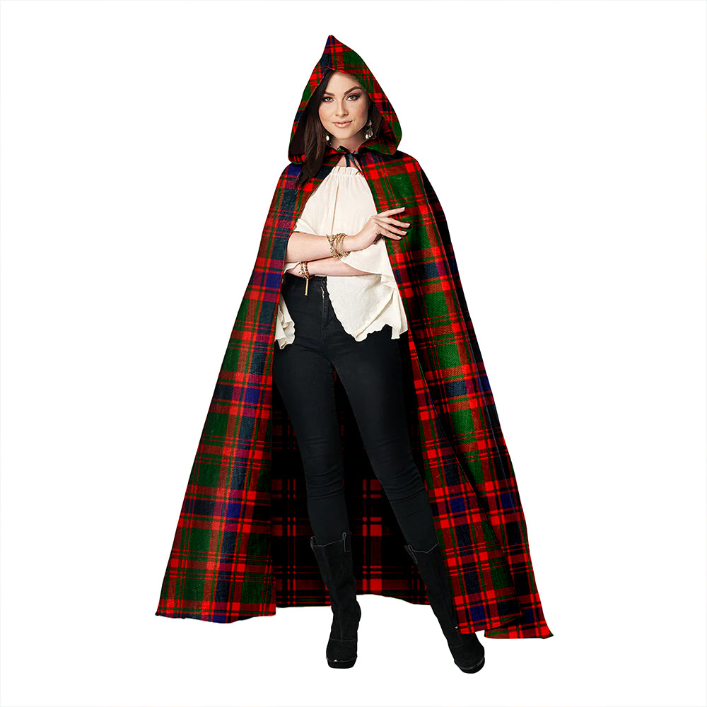 Kinninmont Clan Badge Tartan Hooded Cloak