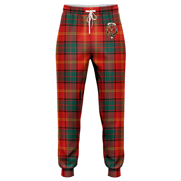 Kirk Modern Clan Badge Tartan Jogger Pants