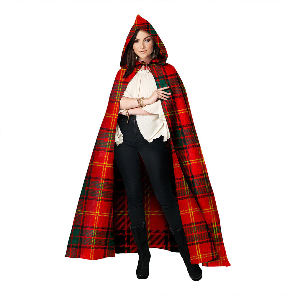 Kirk Modern Clan Badge Tartan Hooded Cloak