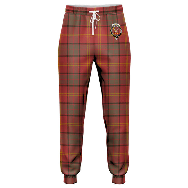 Kirk Weathered Clan Badge Tartan Jogger Pants