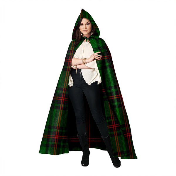 Kirkcaldy Clan Badge Tartan Hooded Cloak