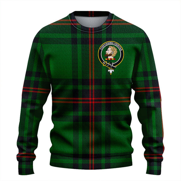 Kirkcaldy Clan Badge Tartan Knitted Sweater