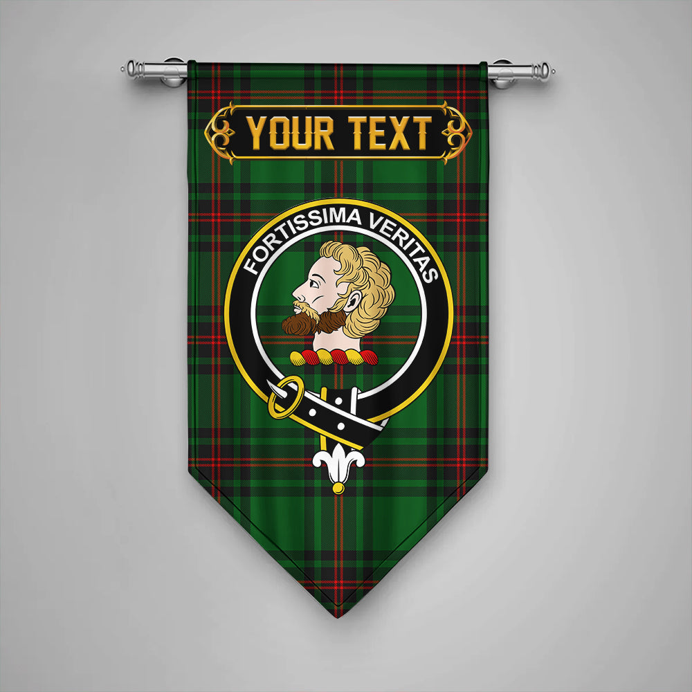 Kirkcaldy Clan Badge Tartan Gonfalon Personalize