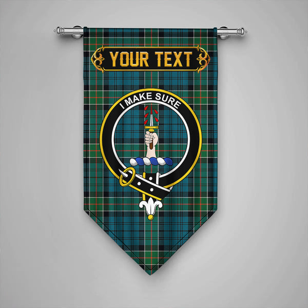 Kirkpatrick Clan Badge Tartan Gonfalon Personalize