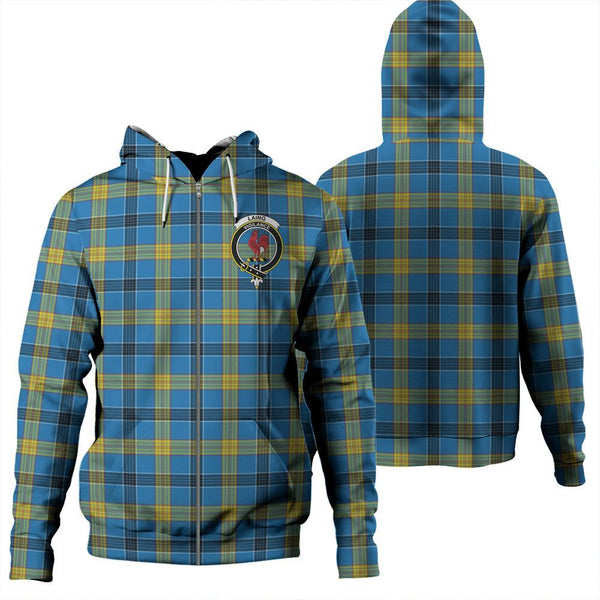 Laing Tartan Classic Crest Zipper Hoodie