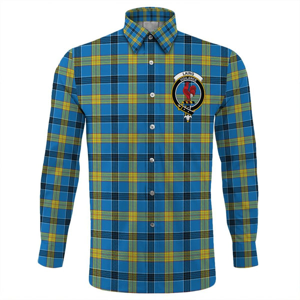 Laing Tartan Classic Crest Long Sleeve Button Shirt