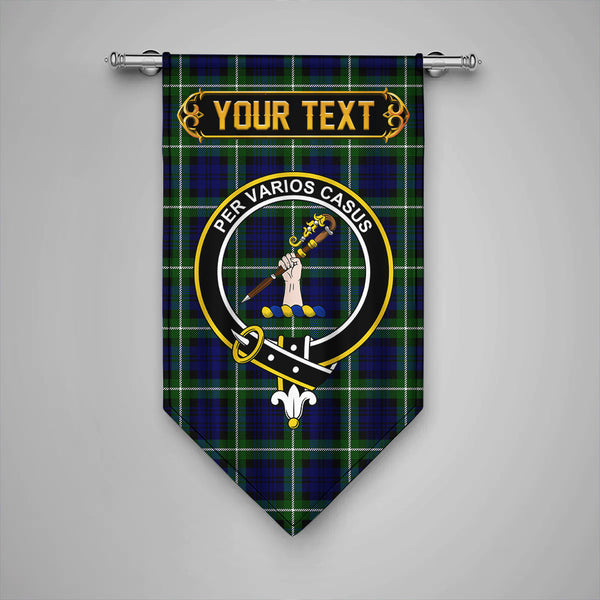 Lammie Clan Badge Tartan Gonfalon Personalize