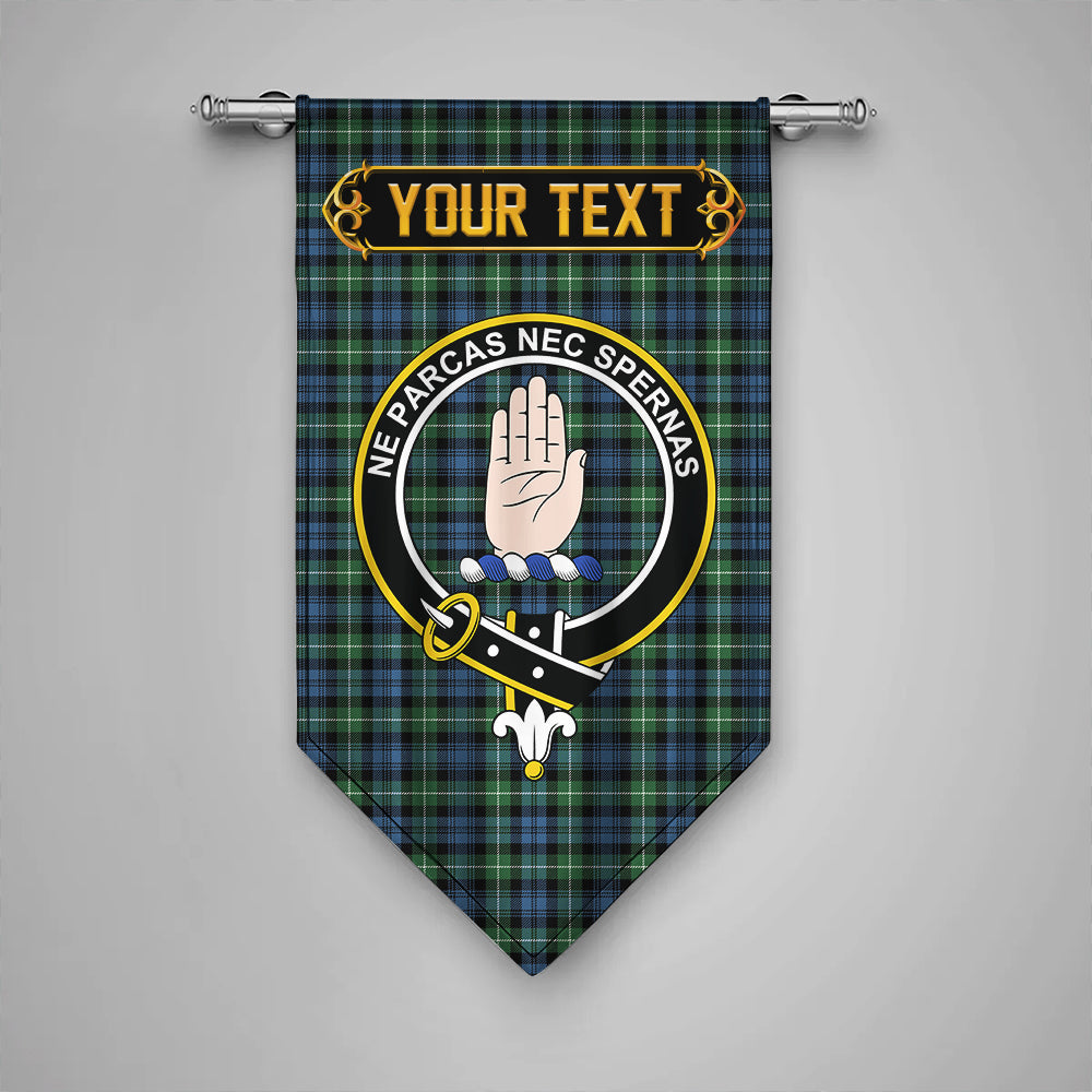 Lamont Ancient Clan Badge Tartan Gonfalon Personalize