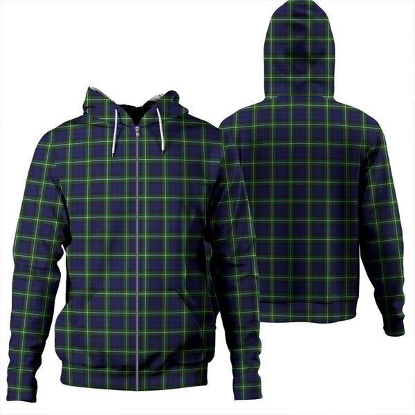 Lamont Modern Tartan Classic Zipper Hoodie