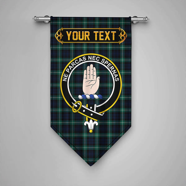 Lamont Modern Clan Badge Tartan Gonfalon Personalize