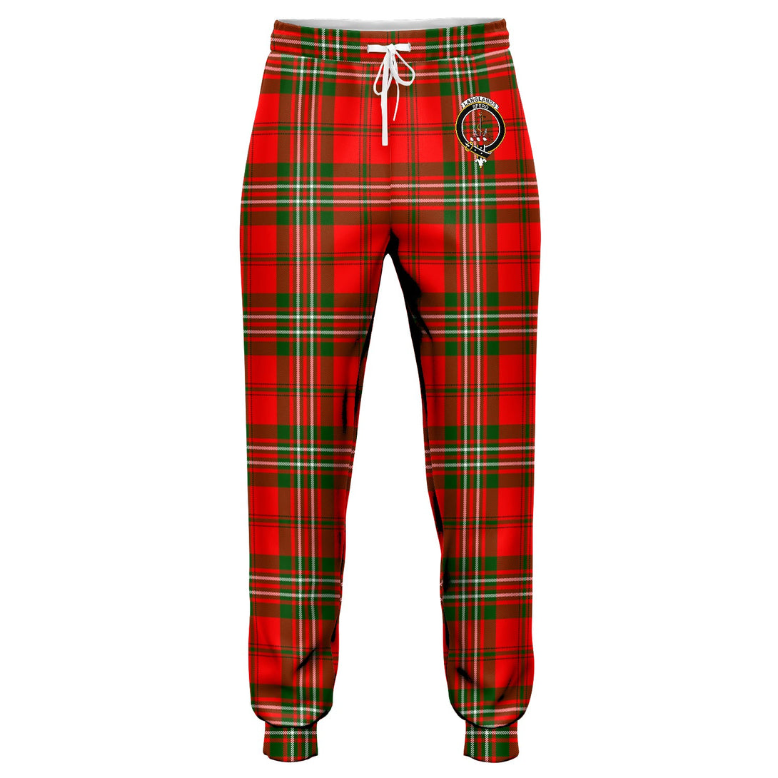 Langlands Clan Badge Tartan Jogger Pants