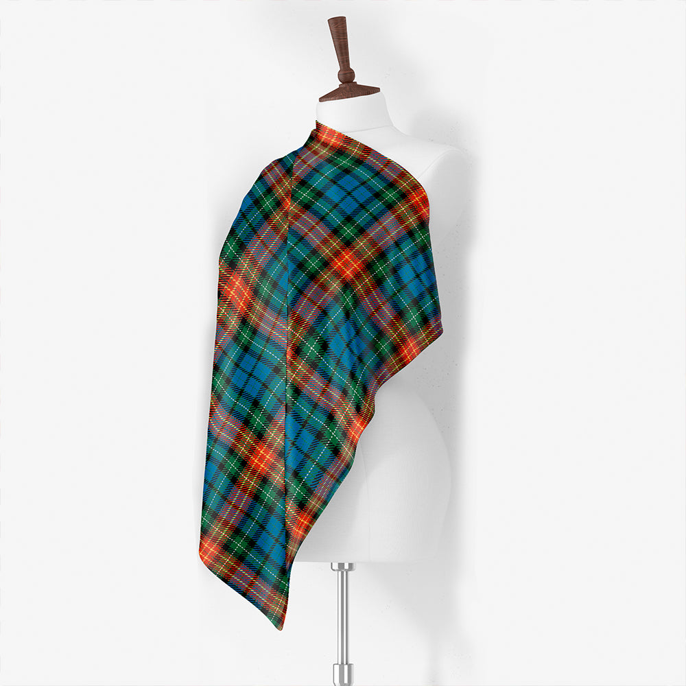 Langston Ancient Tartan Classic Silk Habotai Square Scarf