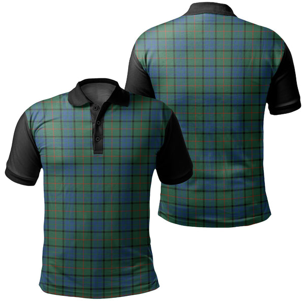 Lauder Tartan Classic Polo Shirt Black Neck 1 Style