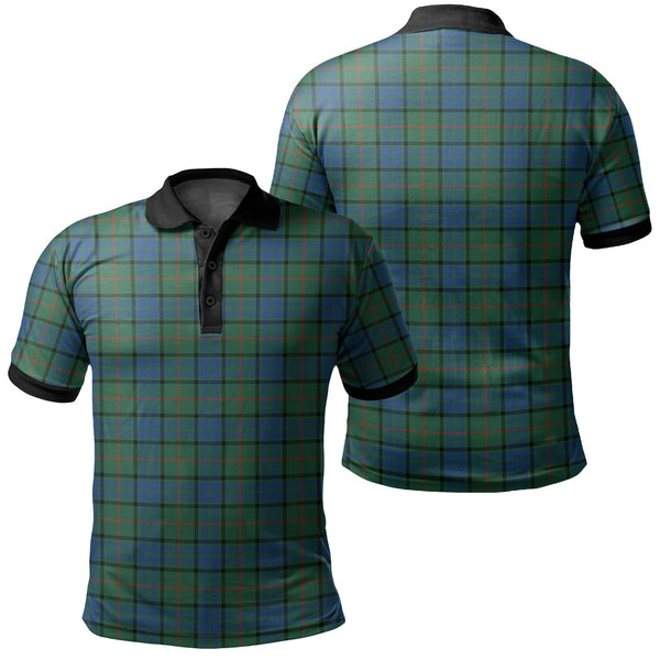 Lauder Tartan Classic Polo Shirt Black Neck 2 Style