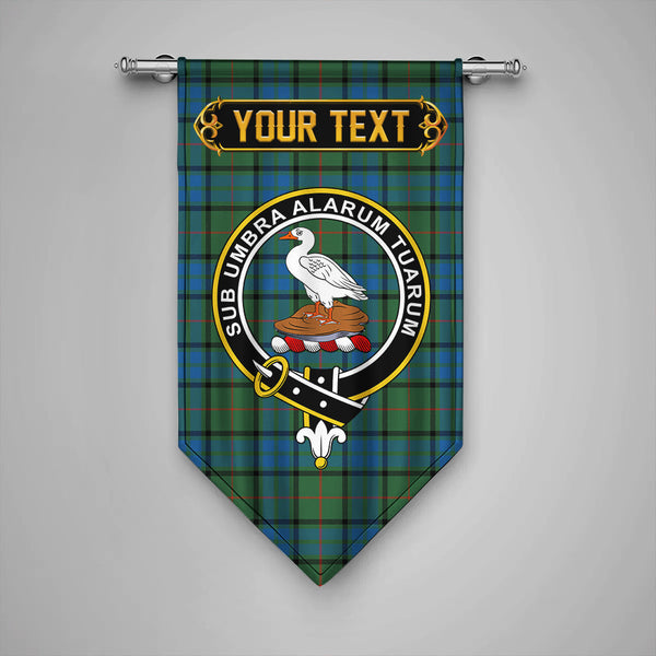 Lauder Ancient Clan Badge Tartan Gonfalon Personalize