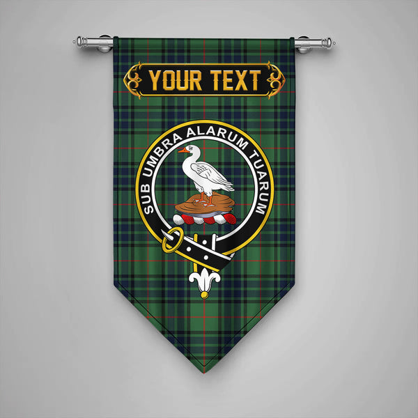 Lauder Modern Clan Badge Tartan Gonfalon Personalize