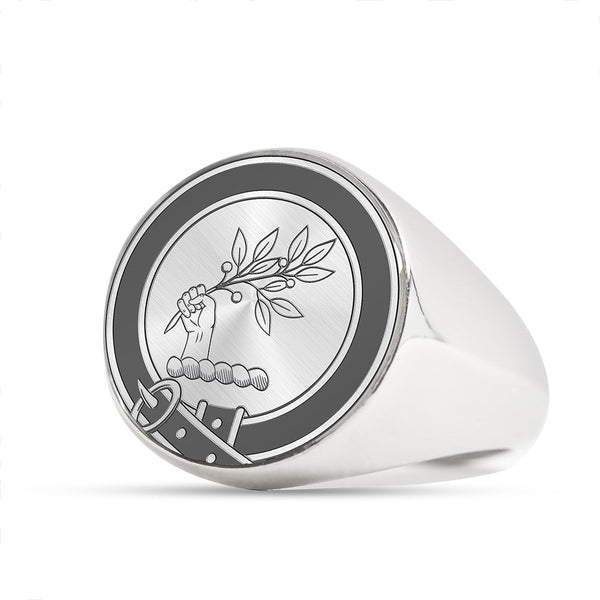 Laurie Clan Badge Engraved Signet Ring