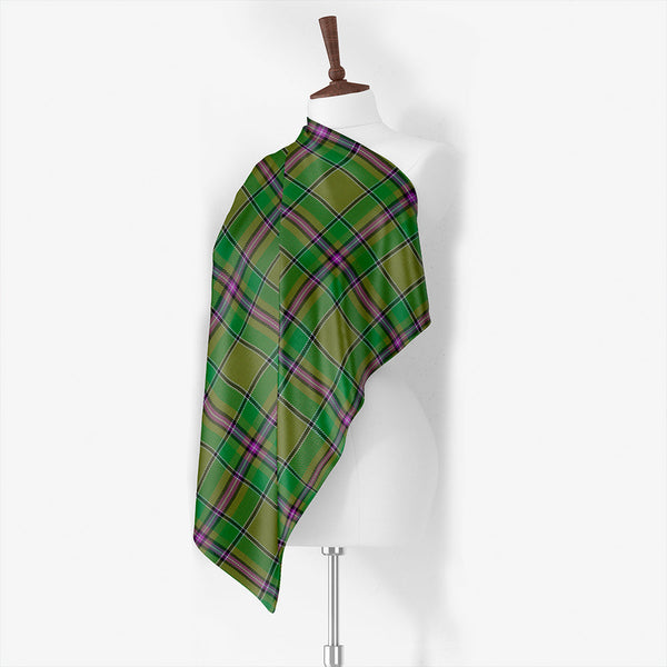 Leach Hunting #1 Modern Tartan Classic Silk Habotai Square Scarf