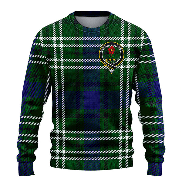 Learmonth Clan Badge Tartan Knitted Sweater