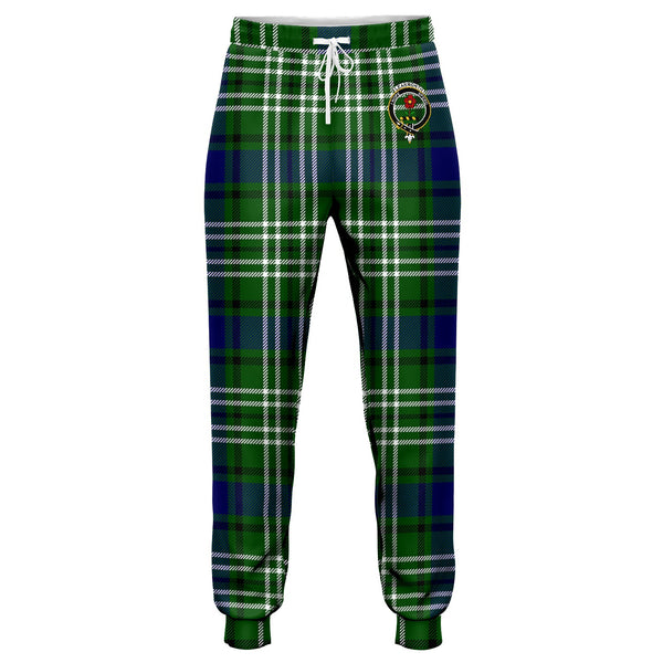 Learmonth Clan Badge Tartan Jogger Pants