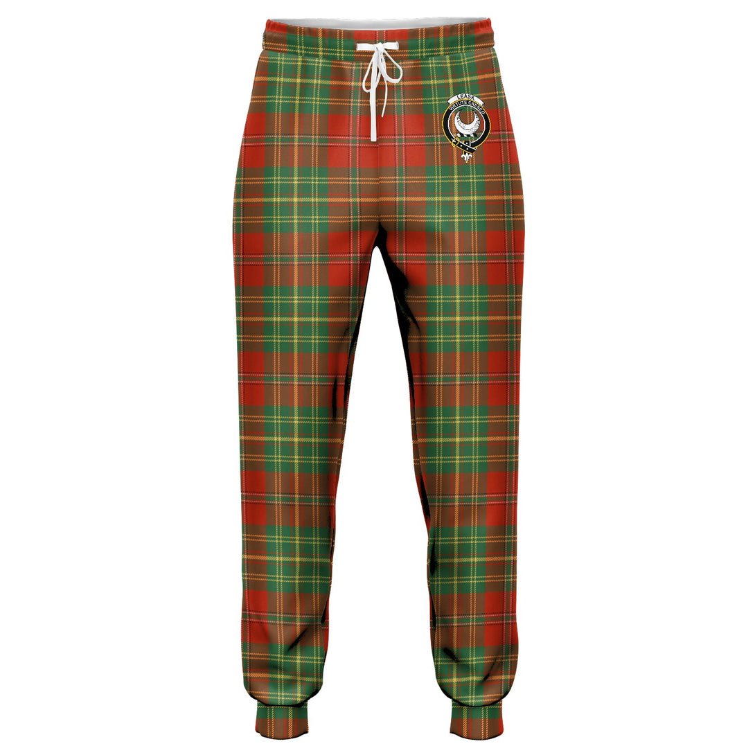 Leask Ancient Clan Badge Tartan Jogger Pants