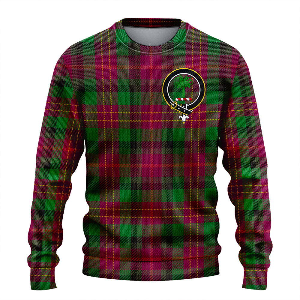 Leighton Modern Clan Badge Tartan Knitted Sweater