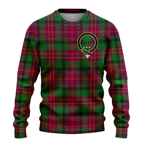 Leighton Modern Clan Badge Tartan Knitted Sweater