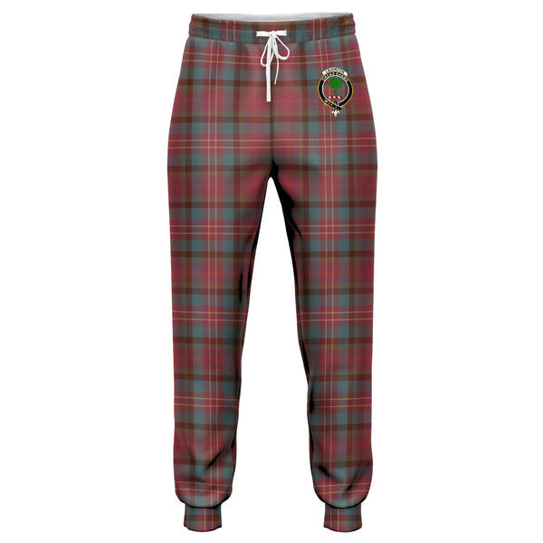 Leighton Weathered Clan Badge Tartan Jogger Pants