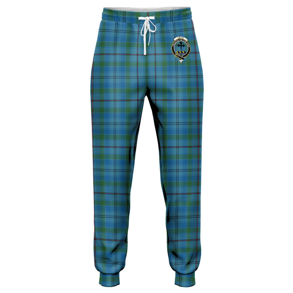 Leith District Ancient Clan Badge Tartan Jogger Pants