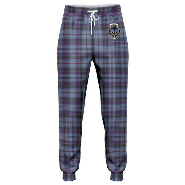 Leith District Weathered Clan Badge Tartan Jogger Pants