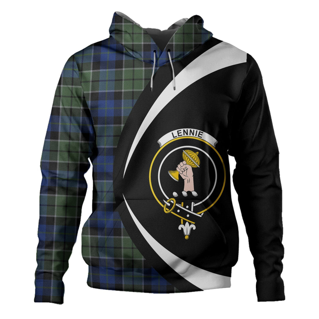 Lennie Modern Clan Badge Tartan Hoodie Circle Style