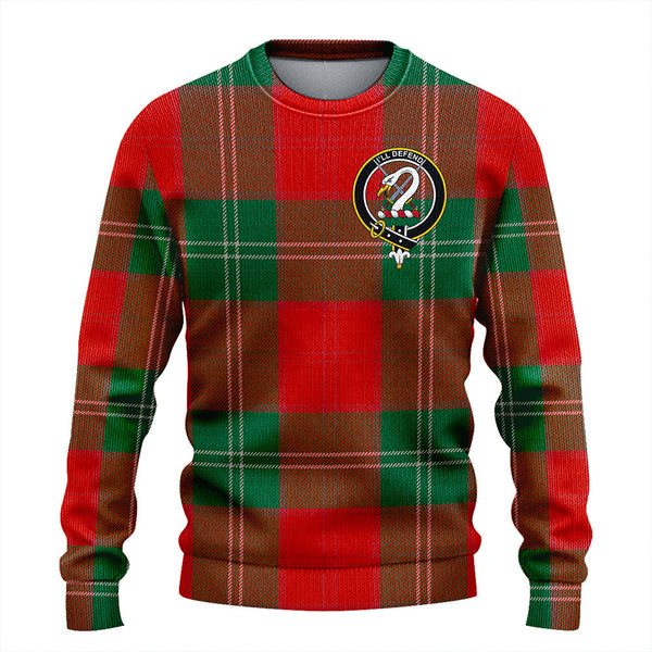 Lennox Ancient Clan Badge Tartan Knitted Sweater