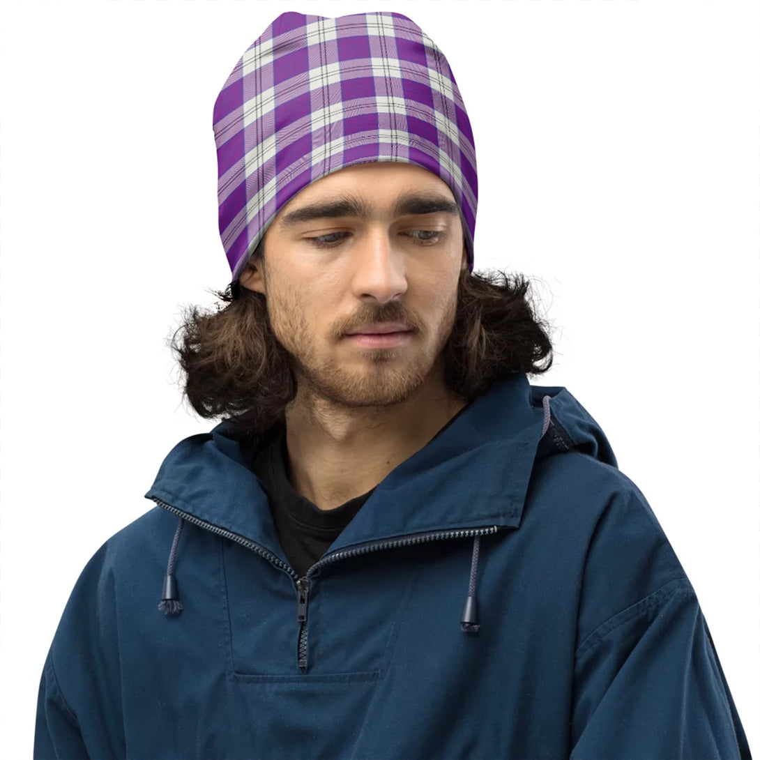 Lennox Dress Dance Purple Tartan Beanie