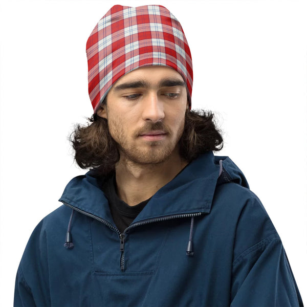 Lennox Dress Red Tartan Beanie