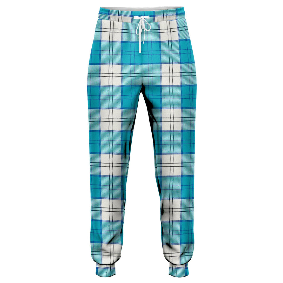 Lennox Dress Turquoise Tartan Jogger Pants