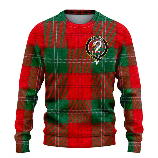 Lennox Modern Clan Badge Tartan Knitted Sweater