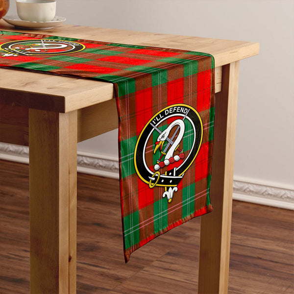 Lennox Modern Clan Badge Tartan Table Runner