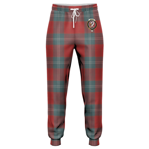 Lennox Weathered Clan Badge Tartan Jogger Pants