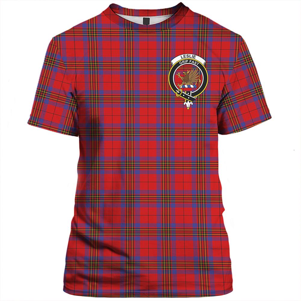 Leslie Modern Tartan Classic Crest T-Shirt